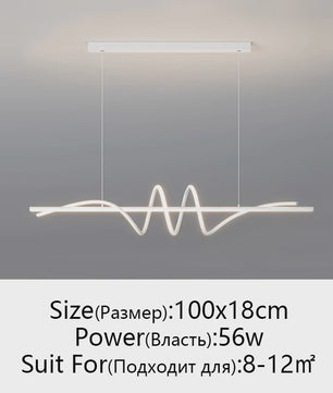 Moderne LED Hanglamp - Stijlvol Design voor Woonkamer, Eetkamer & Kantoor