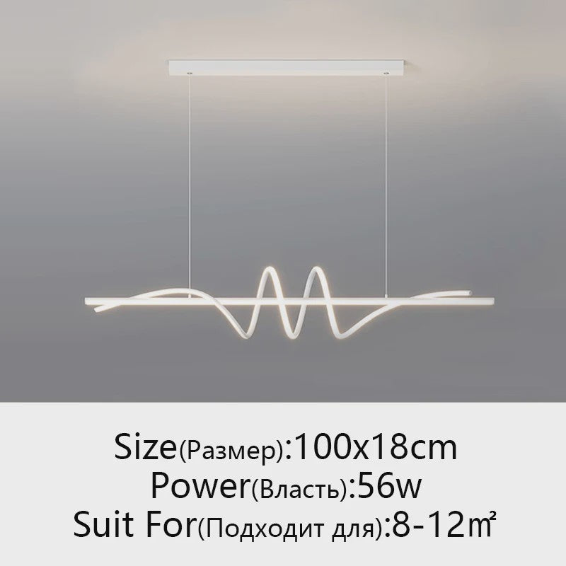 Moderne LED Hanglamp - Stijlvol Design voor Woonkamer, Eetkamer & Kantoor