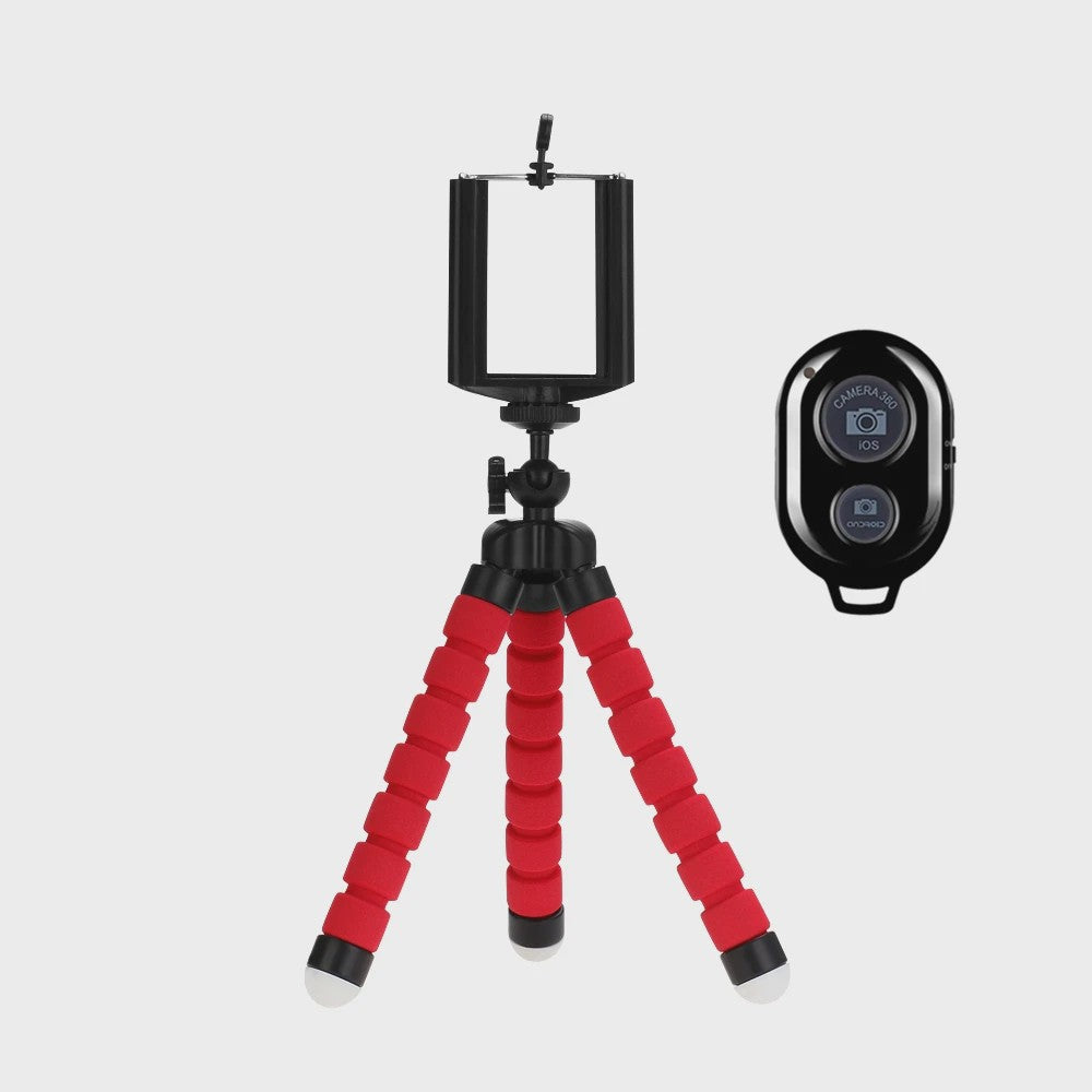 Flexibele Octopus Tripod voor Smartphone & Camera met Afstandsbediening