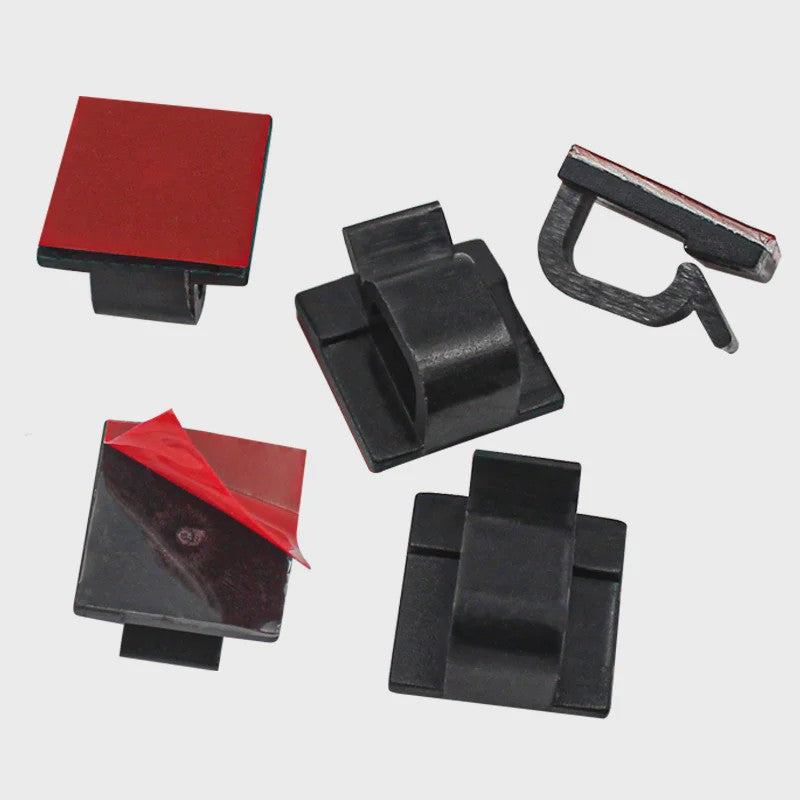 50 Stuks Kabel Organizer Clips - Kabelmanagement & Snoerhouder voor Bureau, Wandmontage & Opladen