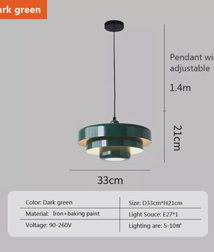 Retro Oranje Plafondlamp - Stijlvolle Hanglamp voor Eetkamer, Restaurant & Bar