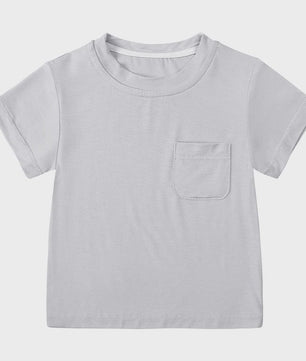 Zomer T-shirt Bamboe Vezel voor Baby Jongens & Meisjes - Kortmouw, Ronde Hals