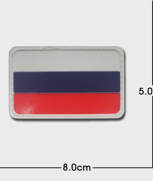 3D PVC Vlag Patches - Rubberen Militaire Emblemen met Klittenband