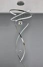 Moderne LED Plafondlamp Spiraal Design - Goudkleurig - Hanglamp voor Woonkamer & Eetkamer