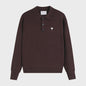 Dames Gebreide Poloshirt met Omvouwbare Kraag en Hartje - Comfortabel & Ademend