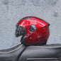 Motorhelm Heren Dames Universeel Vier Seizoenen Dubbel Vizier