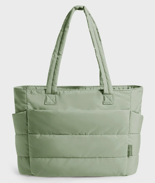 BAGSMART Grote Puffer Tote Bag - Stijlvolle en Ruime Handtas voor Werk, Studie en Shoppen