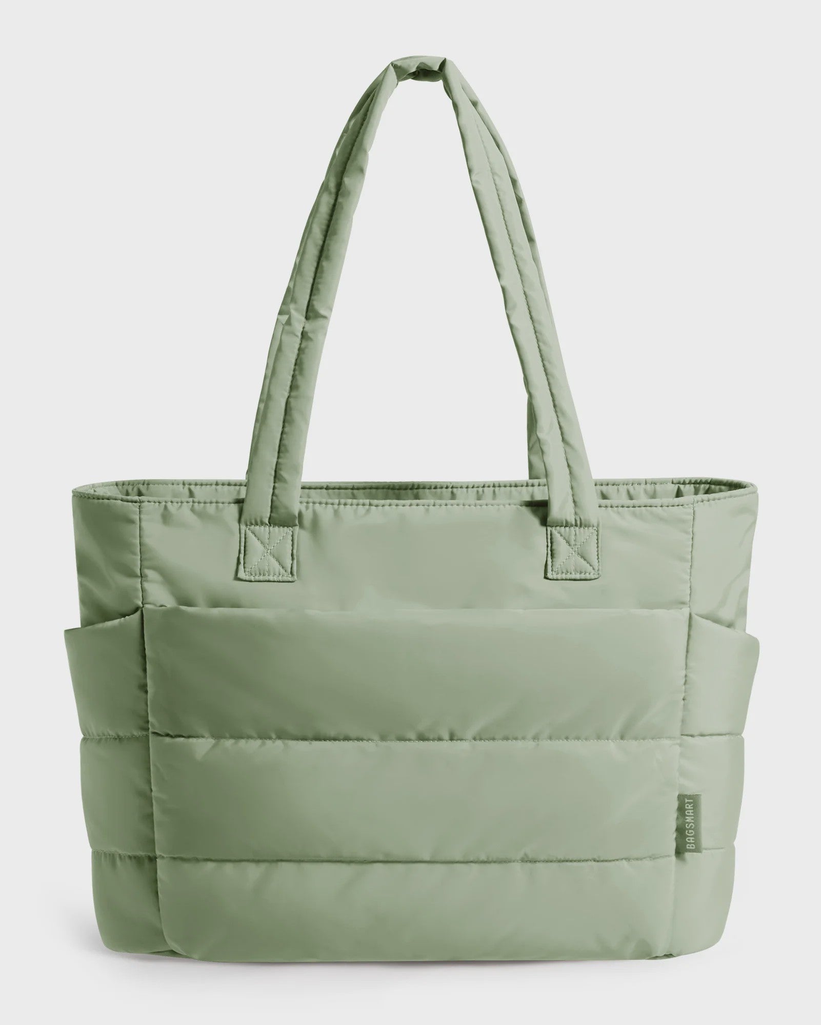 BAGSMART Grote Puffer Tote Bag - Stijlvolle en Ruime Handtas voor Werk, Studie en Shoppen