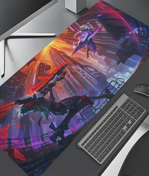 League of Legends Jhin XXL Gaming Mouse Pad - 900x400mm Speelmat voor PC & Bureau