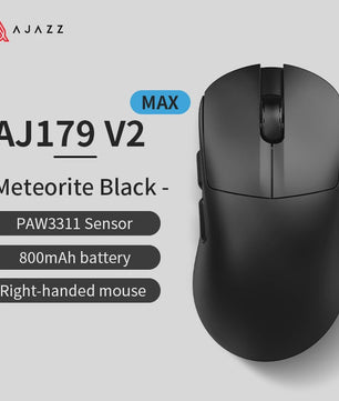 AJAZZ AJ179 V2 MAX Ergonomische Draadloze Gaming Muis (PAW3311, 1K Polling Rate, 56g)