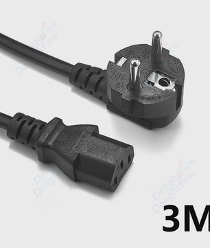 EU Power Kabel IEC C13 Verlengsnoer - 1.2m, 1.5m, 2m, 3m - Voor PC, TV, Monitor, Laptop