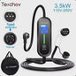 Draagbare EV Oplader Wallbox 16A Type 1 & Type 2 Kabel met Schuko Plug - 2 Jaar Garantie