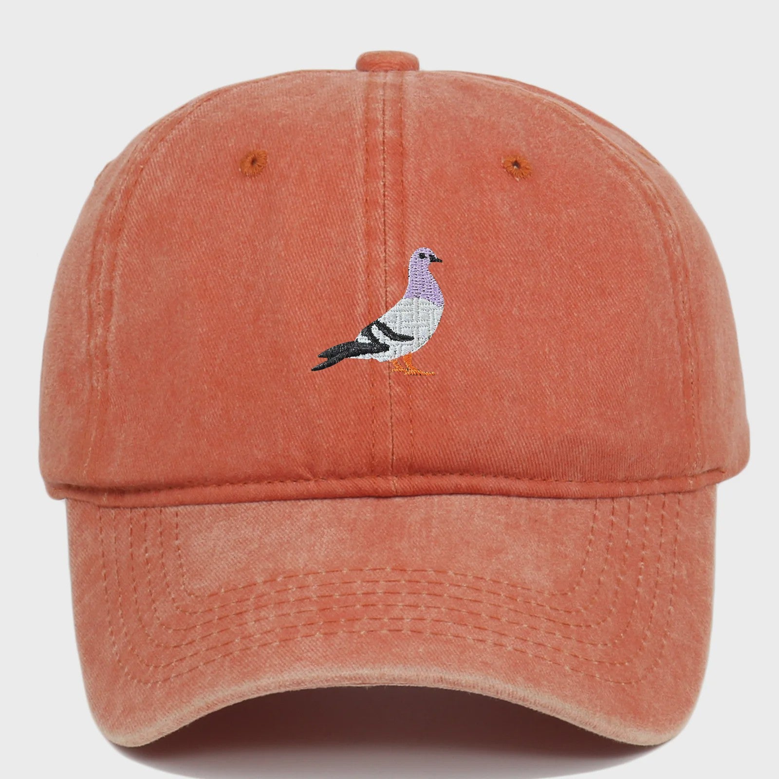 Baseballpet met Duivenborduring - Casual Mode voor Alle Seizoenen