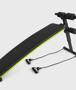 Verstelbare Buikspierbank met 4 Incline Niveaus & Weerstandsbanden - Core Training
