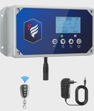 Automatische Kippendeur met Afstandsbediening, Timer & Lichtsensor - Veilig en Gemakkelijk