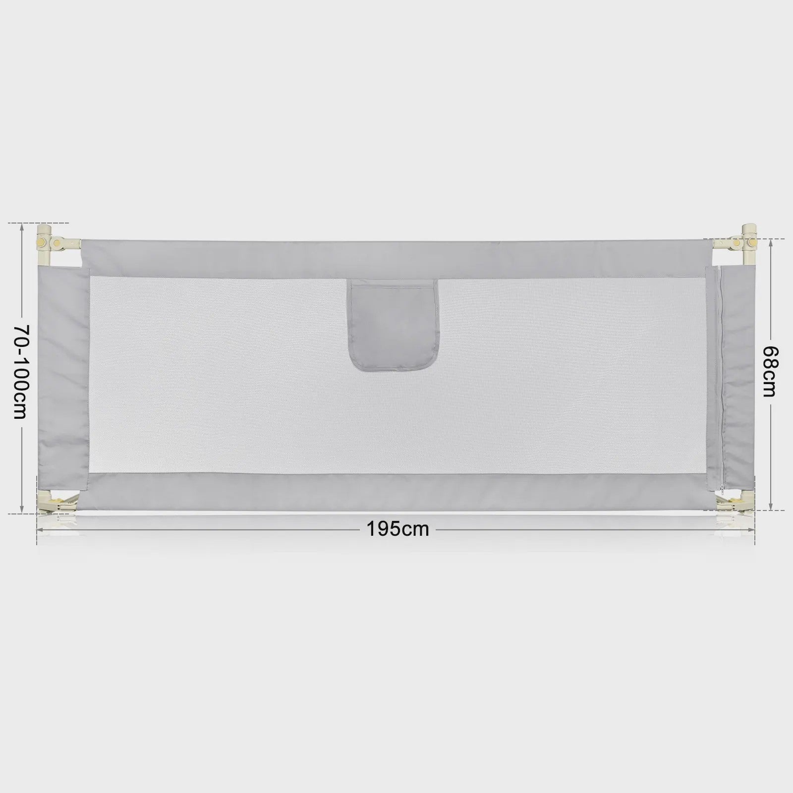 Draagbare Bedhek voor Kinderen - Inklapbaar & Veilig (150/180/200cm)