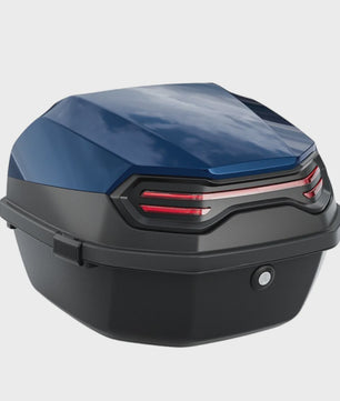 35L Motor Topkoffer - Robuuste ABS Motorbagage met Sluiting & Helmopslag
