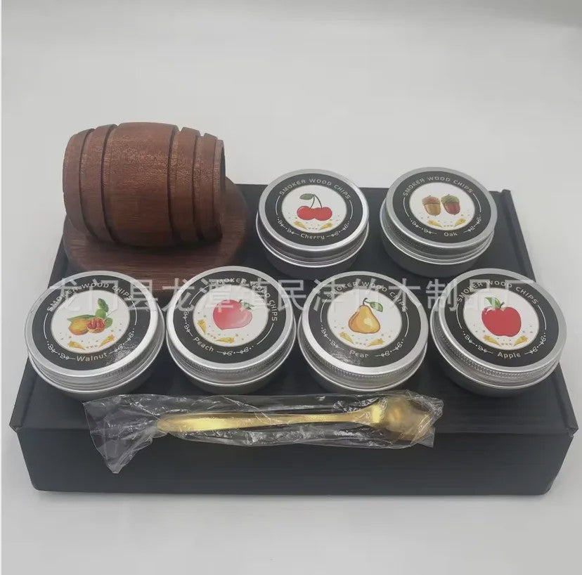 Whiskey Smoker Kit met 6 Houtspaanders - Cocktails & Old Fashioned Infuser
