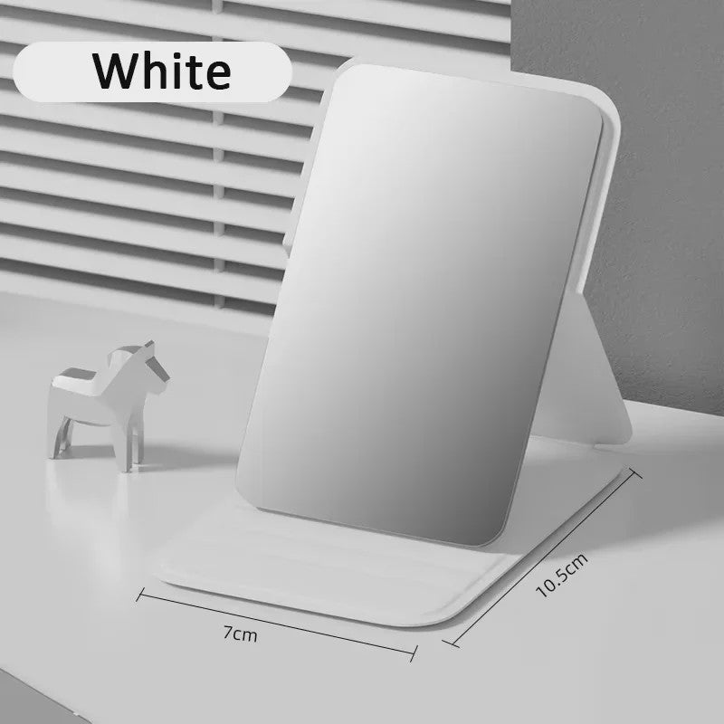 Opvouwbare Make-up Spiegel - Compacte Draagbare Pocket Spiegeltje met Standaard