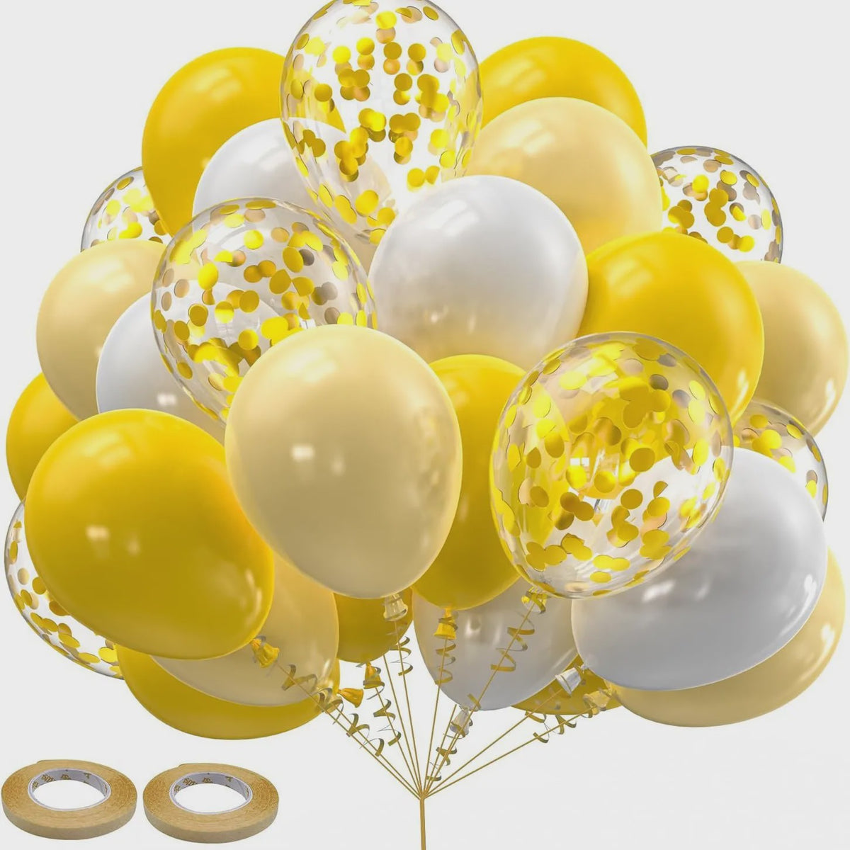 30 Stuks Chrome Latex Ballonnen Mix: Wit, Roze & Blauw - Feestdecoratie
