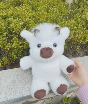 Schattige Highland Koe Pluche Knuffel - Zacht & Knuffelbaar Cadeau