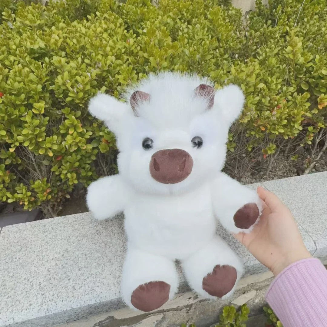 Schattige Highland Koe Pluche Knuffel - Zacht & Knuffelbaar Cadeau