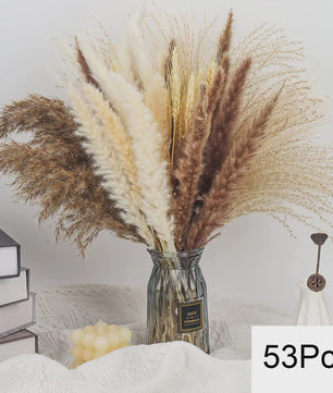 Natuurlijk Pampas Gras Boeket - Gedroogde Bloemen voor Boho Woondecoratie & Bruiloft