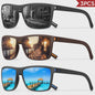 Designer Polarized Zonnebrillen Set voor Heren & Dames | UV400 Bescherming | Ideaal voor Buitenactiviteiten