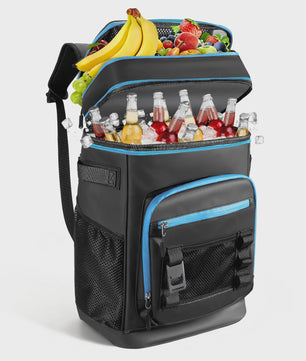30L Waterproof Insulated Cooler Backpack for Men Women Leak Proof Cooler Rucksack for Camping Beach Fishing Picnic Travel Bag ﻿ ﻿