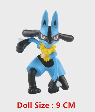Pokemon Actiefiguren Set (4-9 cm) - Pikachu, Gengar, Eevee & meer - Cadeau & Verzamelen