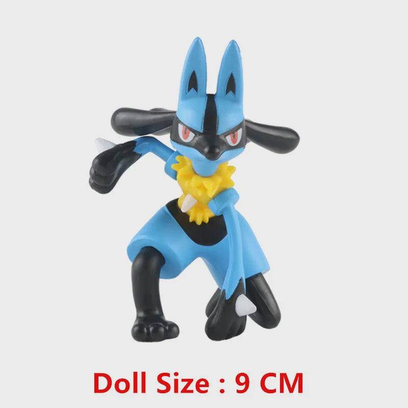 Pokemon Actiefiguren Set (4-9 cm) - Pikachu, Gengar, Eevee & meer - Cadeau & Verzamelen