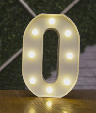 Decoratieve LED Letter & Cijfer Lampen - Creëer Sfeer met Warm Licht