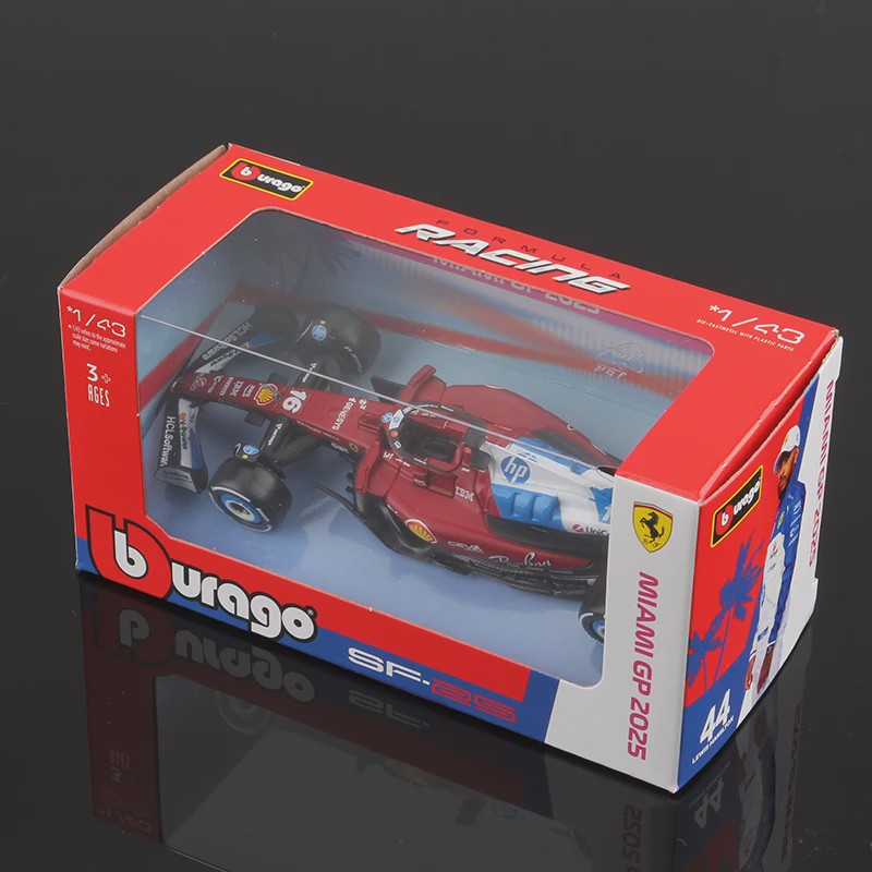 Bburago 1:43 Formule 1 Raceauto Model - Red Bull, Mercedes, Ferrari, McLaren