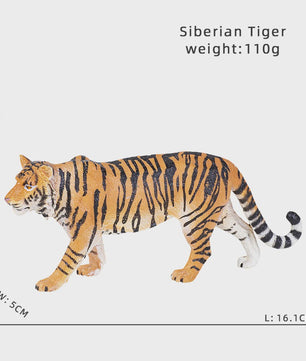Realistische Wild Animal Speelgoed Set: Olifant, Leeuw, Cheetah, Tijger - Educatief Cadeau