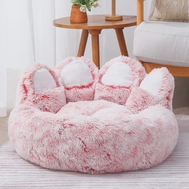 Luxe Hondenkussen en Kattenmand in Unieke Pootvorm - Super Zacht en Comfortabel voor Puppy's en Kleine Honden