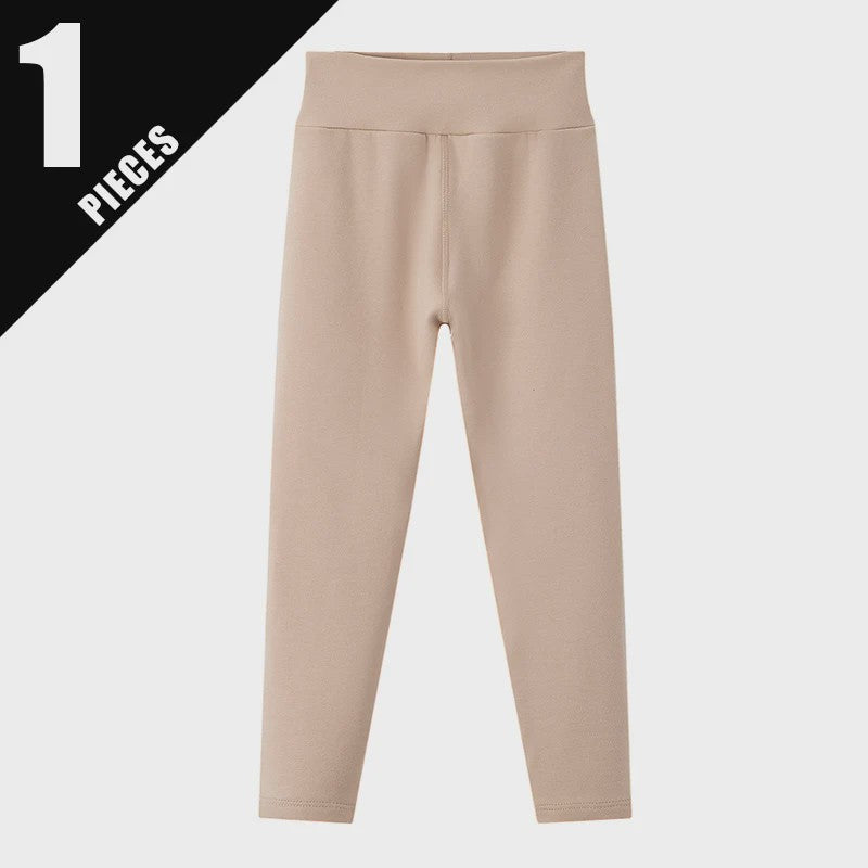 Warme Kinder Leggings voor Herfst & Winter - Fleece gevoerd, Hoge Taille