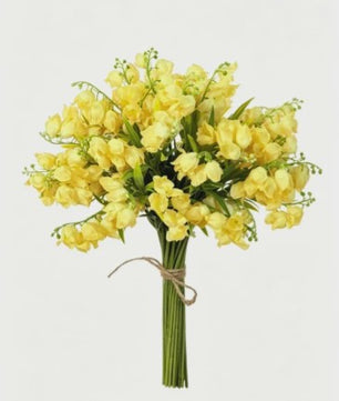 Kunstbloemen Canterbury Bells - Set van 10/20 Stuks - Witte Decoratie voor Huis, Bruiloft & Tuin