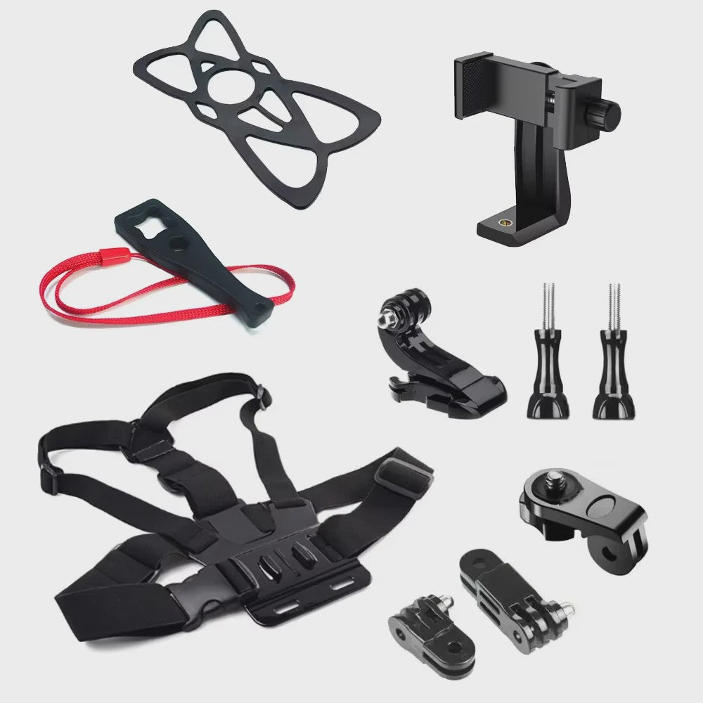 Verstelbare Borstband Mount Harness voor GoPro & Actiecamera's