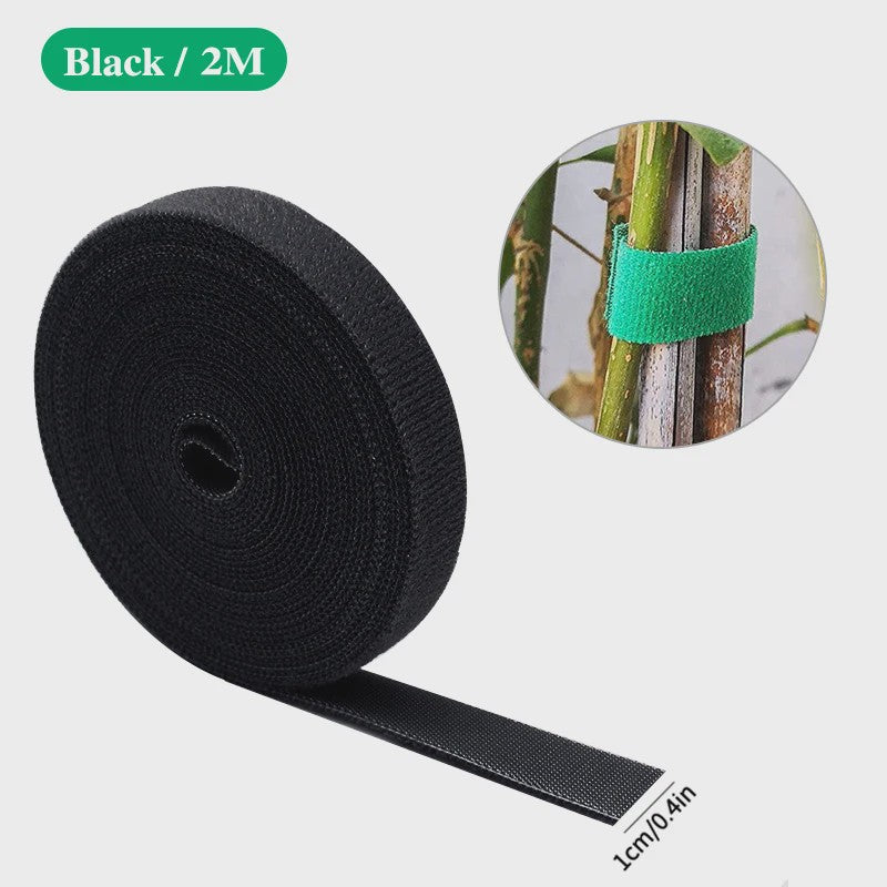 3 Rollen Groene Plantentape - Flexibele Nylon Plantenband voor Tuinondersteuning