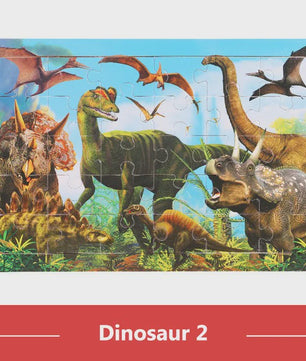 Houten 3D Montessori Puzzel - 30 Delen met Vrolijke Dieren - Educatief Speelgoed voor Kinderen