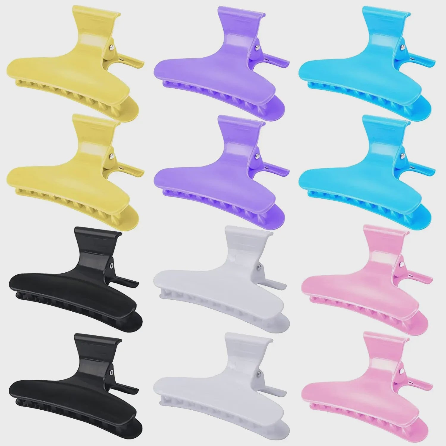 Professionele Vlinder Haarclips - Set van 25 Stuks voor Styling en Haarsecties