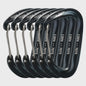 Set van 6 Karabiners 12kN D-Ring - Robuust Aluminium voor Outdoor & Klimmen