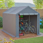 Donkergrijze Fietsenstalling Tent - 305x296x233cm - Outdoor Opslag voor Fietsen & Tuin Gereedschap