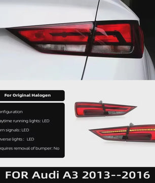 LED Achterlichten Audi A3 (2013-2019) - Dynamische Richtingaanwijzers & DRL
