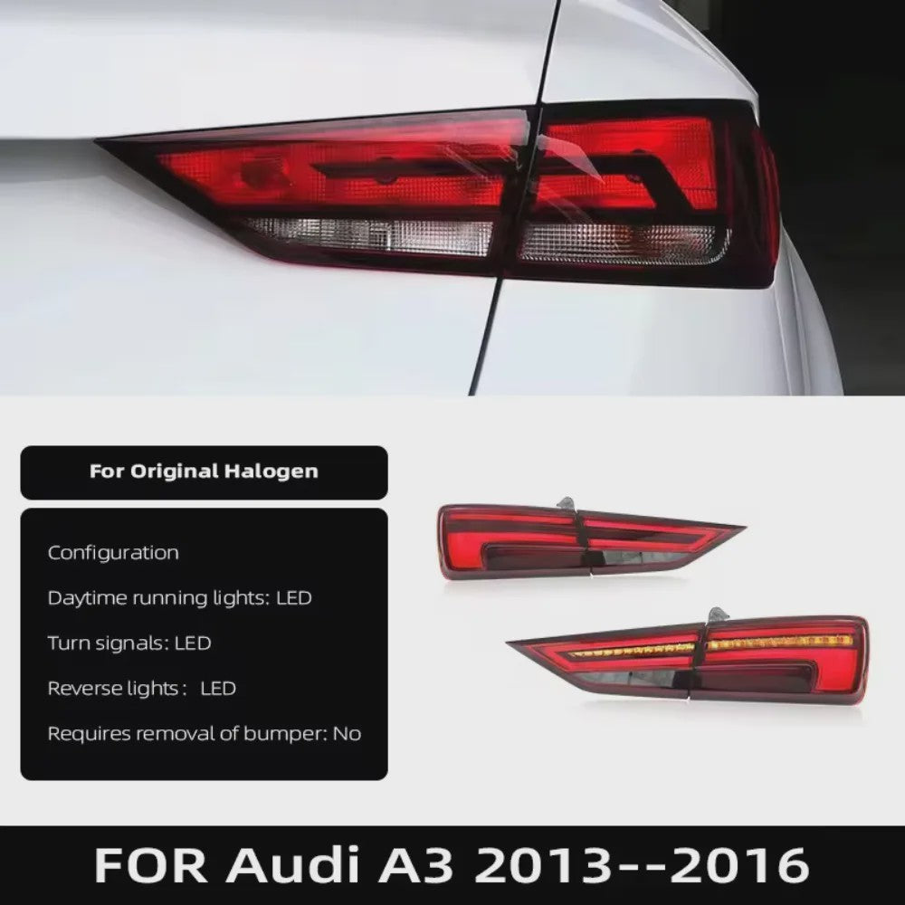 LED Achterlichten Audi A3 (2013-2019) - Dynamische Richtingaanwijzers & DRL
