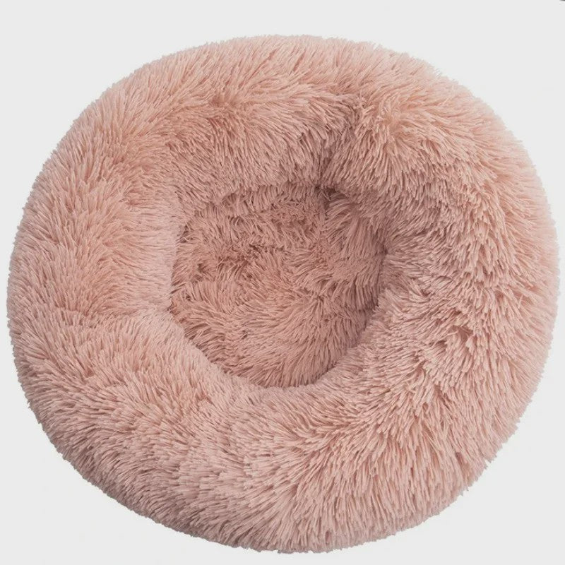 Luxe Pluche Hondenkussen & Kattenmand - Rond, Extra Zacht & Warm - 40-90cm