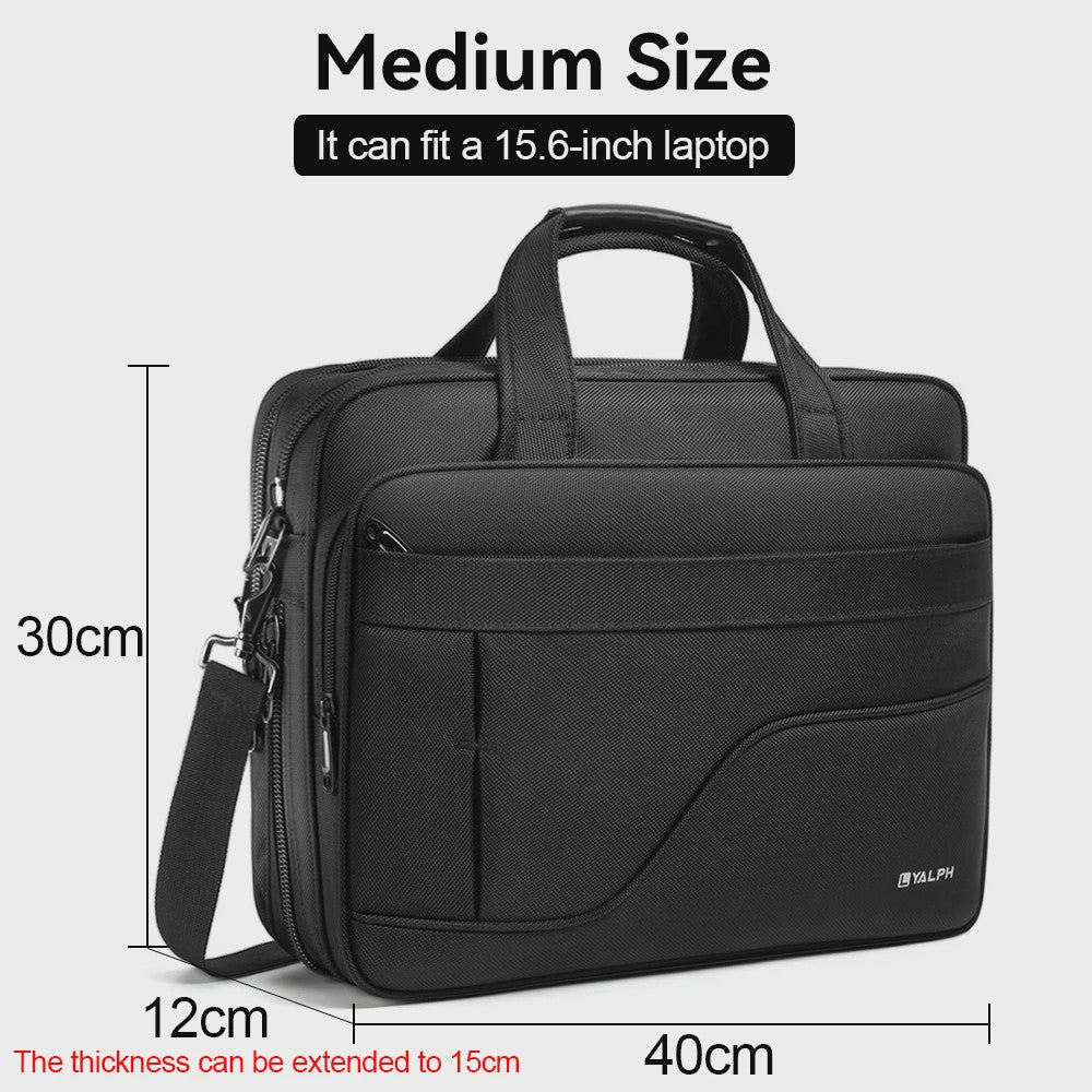 Ruime Heren Laptoptas - Zakelijk & Casual Schoudertas (15.6" - 19")