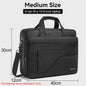 Ruime Heren Laptoptas - Zakelijk & Casual Schoudertas (15.6" - 19")