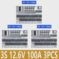 100A BMS Beschermingsbord voor 3S/4S/5S Li-ion Batterijen (12.6V-21V)