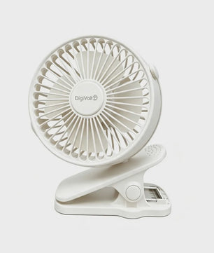 Mini Clip-On Ventilator USB Oplaadbaar - Draagbaar, Instelbaar & 3 Snelheden